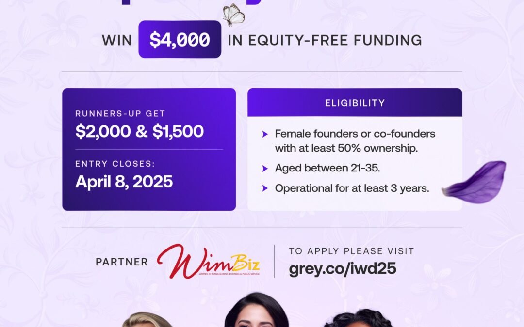Grey otorga 9500 dólares a mujeres empresarias de Brasil y Nigeria a través de UpGreyed Her 2025
