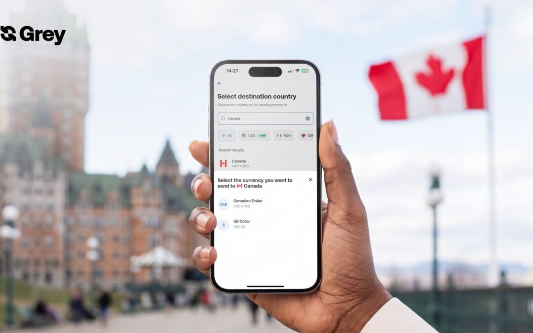 Grey conecta el corredor de dinero África-Canadá con transferencias instantáneas a través de Interac